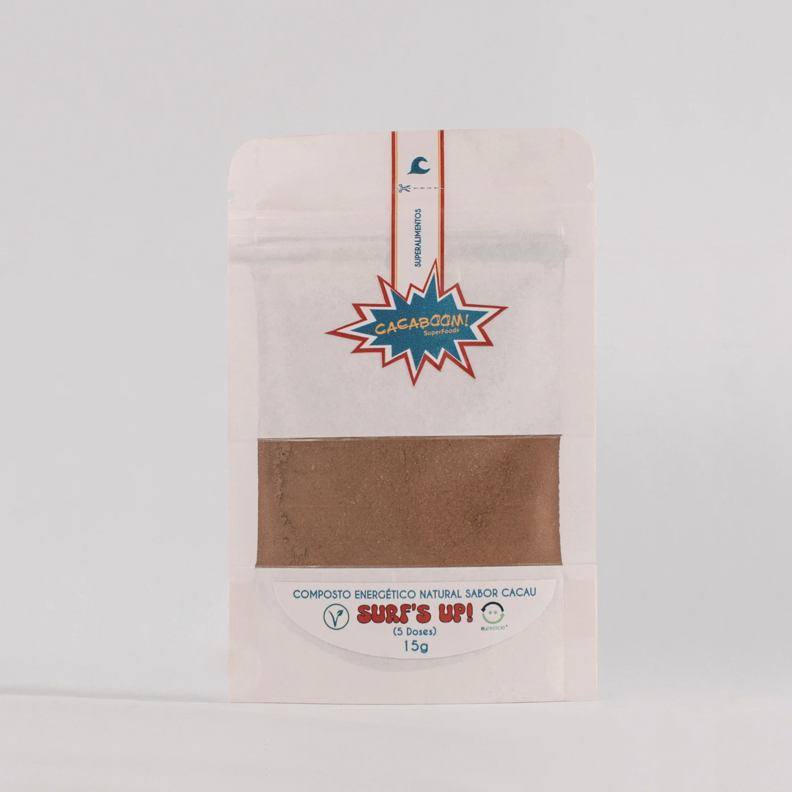 Surf's up! Composto Energético Natural sabor Cacau